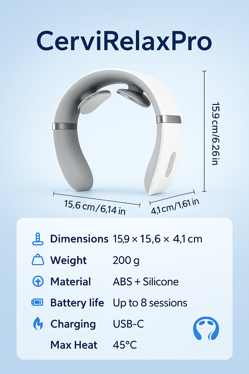 Rechargeable Neck Massager